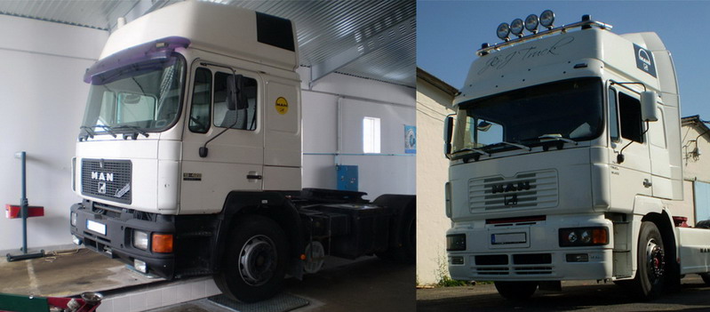 Man kamion fel�j�t�s